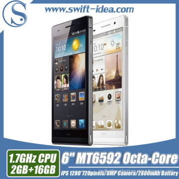 Top 6.0 Inch IPS Mtk6592 Octa-Core 2GB+6GB GSM 3G Dual SIM Mobile Smart Phone (P92)